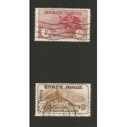 FRANCE 1926 - Orphelins de Guerre Yvert n° 230 et 231 Oblitérés