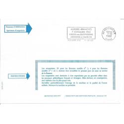 Flamme de AUXERRE RP (Yonne) - Cross des Quotidiens Auxerre Branches 1982