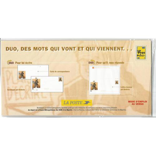 Prêt à Poster  DUO Plaisir d'Ecrire  surchargé Spécimen