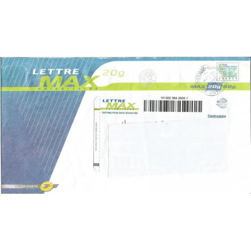 Prêt à Poster PAP  LETTRE MAX 20g - Modèle N°1  Oblitéré 2009