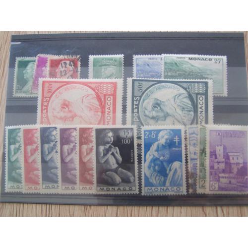 timbres de Monaco  lot Mon14