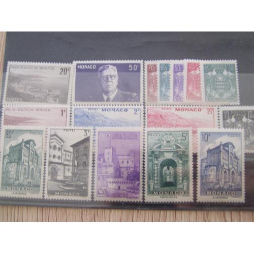 timbres de Monaco année 1943 lot Mon15