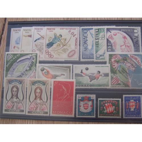 timbres de Monaco  lot Mon18