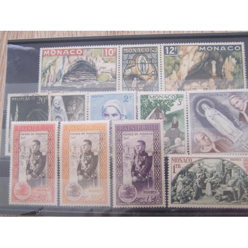 timbres de Monaco  lot Mon19