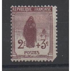 France 148 1ère série des orphelins neuf * TB/TTB