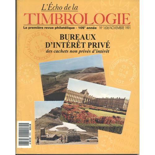 l echo de la timbrologie n°1636 N° 1636