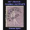 1927 -FRANCE - Préoblitéré  (réf PR 46°°)  Semeuse lignée