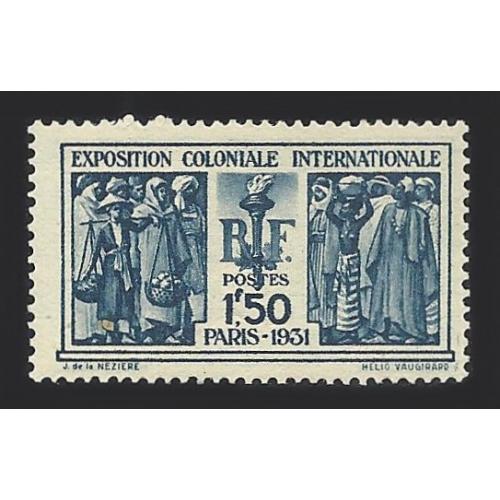 1931 -FRANCE (réf 274° infime trace de charnière) - Exposition coloniale 1931
