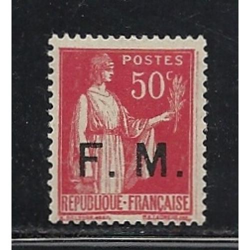1933-FRANCE (réf FRANCHISE MLITAIRE 7-III°°) Type  PAIX