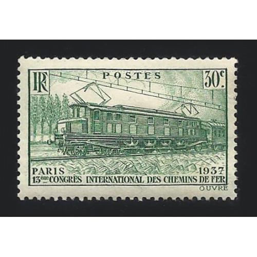 1937-FRANCE  (réf 339°°) Locomotive electrique-