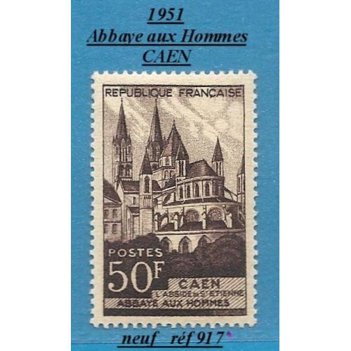 1951  FRANCE  (réf 917°) -  L'ABBAYE AUX HOMMES à CAEN-