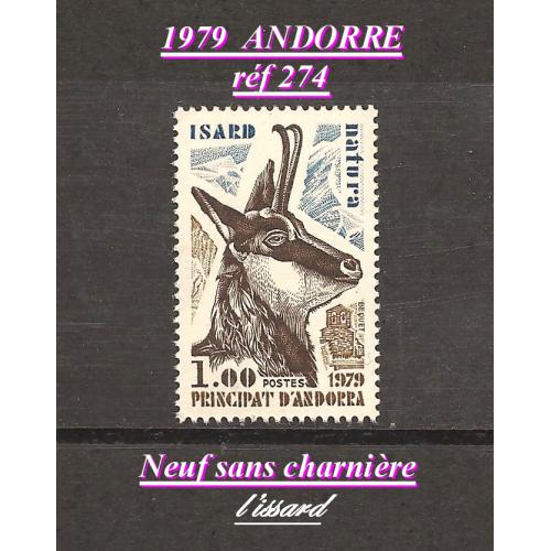 1979 - ANDORRE  -   PROTECTION DE LA NATURE  (réf 274 ISARD)