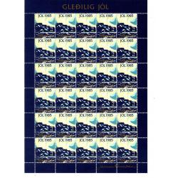 Iles Féroé ( Bloc De 30 Vignettes Postales De Noel 1985)