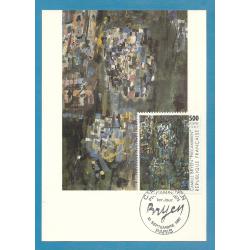 1987- FRANCE  (réf 2493 )  Précambrien oeuvre de Camille BRYEN