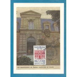 1987- FRANCE  (réf 2496 ) Centenaire de l'institut Pasteur