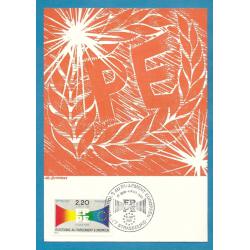 1989   FRANCE  (2572)  3é élection au Parlement Européen