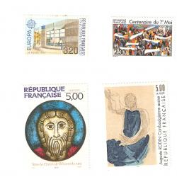 Année complète FRANCE  - 1990  (60 timbres)