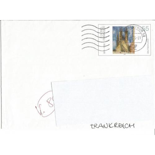Entier Postal Allemagne  Peinture de Lyonel FEININGER 1871/1956  Oblitéré