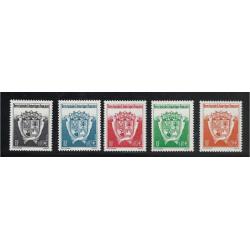 2002 TAAF (réf 322 à 326 série complète neuf sans charniére) ARMOIRIES -