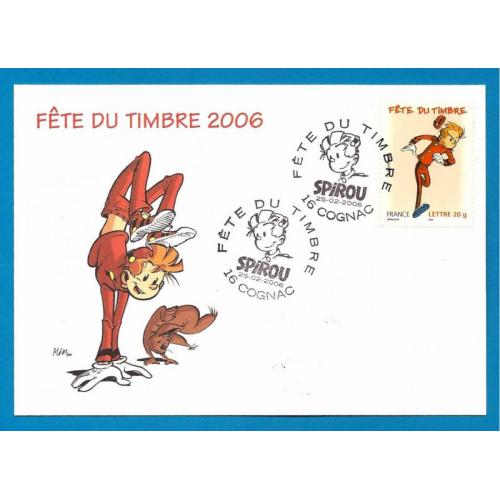 2006 FRANCE  (réf 3877)  SPIROU -  Fête du timbre