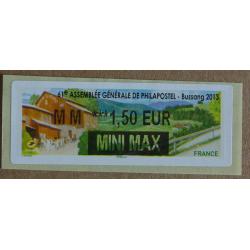 Lis2013-06 : 61è AG de Philapostel - Bussang 2013  MM 1.50