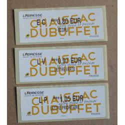 Lis2013-11 : L'Adresse - Chaissac Dubuffet EC 0.80,  LV 0.97,  LP 1.05