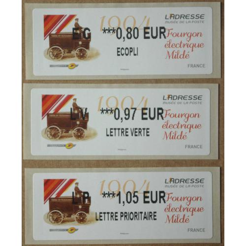 Lis2013-15 : L'Adresse  Fourgon 2lectrique Mildé  EC 0.80,  LV 0.97,  LP 1.05