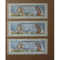 Lis2014-13 : Salon Planète Timbres Paris 2014   EC 0.59,   LV0.61,   LP 0.66