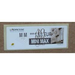 Lis2014-28 : 40 ans L'Adresse Musée de la Poste  MM 1.65