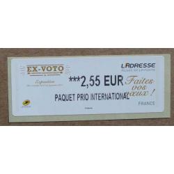 Lis2014-29 : Ex-voto Faites vos voeux Musée de la Poste 2.55