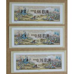 Lis2015-03 : Salon Philatélique de Printemps PARIS  EC 0.66, LV 0.68,  LP 0.76