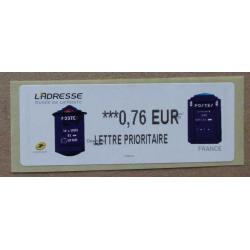 Lis2015-22 : L'Adresse Musée de la Poste  LP 0.76