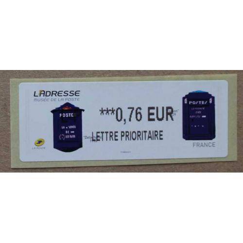 Lis2015-22 : L'Adresse Musée de la Poste  LP 0.76