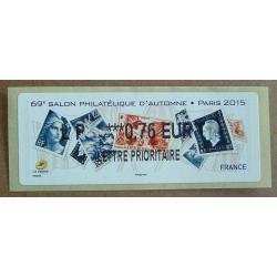 Lis2015-33 : 69è Salon Philatélique d'Automne - Paris 2015  LP 0.76