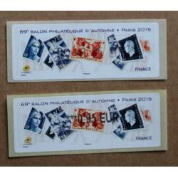Lis2015-35 : 69è Salon Philatélique d'Automne - Paris 2015  0.95,  0.95