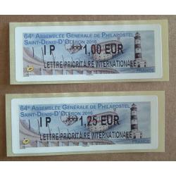 Lis2016-19 : 64è AG de Philapostel - Saint-Denis d'Oléron 2016 IP 1.00,  IP 1.25