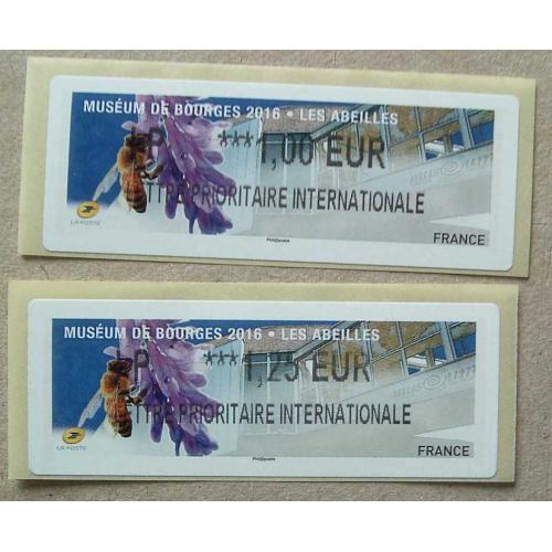 Lis2016-24 : Museum de Bourges 2016 - Les Abeilles  IP 1.00,  IP 1.25