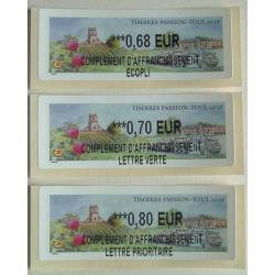 Lis2016-40 : Timbres Passion - Toul 2016   0.68,  0.70,   0.80 complément d'afranchissement