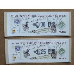Lis2016-50 : 70è Salon Philatélique d'Automne - Paris 2016 (les 140 ans du type Sage)  P 1.00,  P 1.25