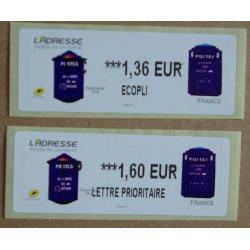Lis2016-52 : L'Adresse Musée de la Poste EC 1.36,  LP 1.60