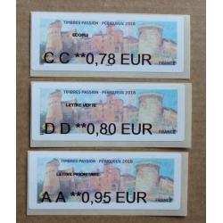 Lis2018-25 : Timbres Passion - Perigueux 2018  CC 0.78, DD 0.80, AA 0.95