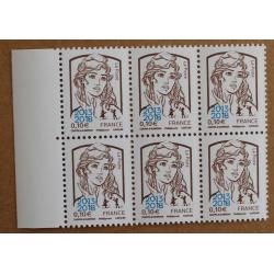 T4-E11 :  Marianne 0.10 surchargée 2013-2018