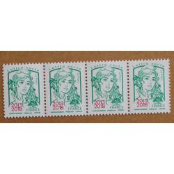 T4-E12 : Marianne surchargée Lettre verte 2013-2018