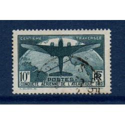 10F Vert Traversée Atlantique - 1936