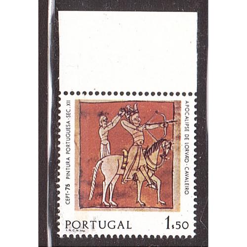 PORTUGAL EUROPA variété phosphore 1975 Art ** C. 90,00