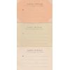Lot de 3 cartes postales anciennes N & B neuves de Fontainebleau