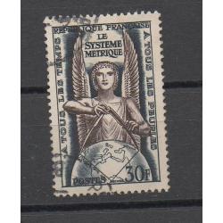 France 998 le système métrique oblitéré TTB