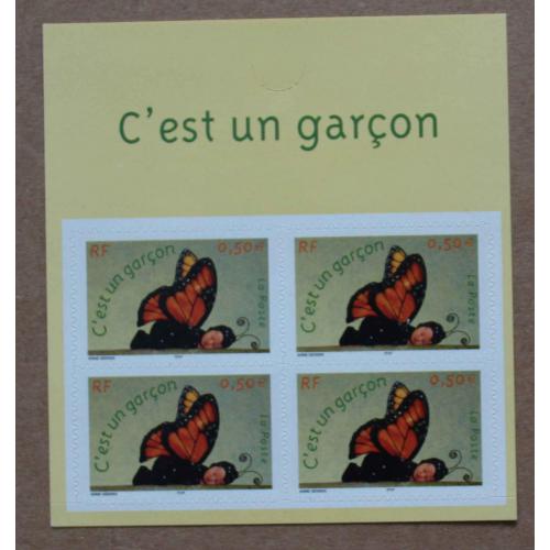 A1-F6 : Timbre pour naissances C'est un garçon