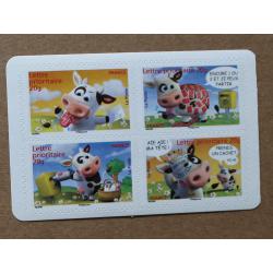 A1-I6 : Sourires avec les vaches humoristiques du dessinateur Alexis Nesmes. Autoahésifs