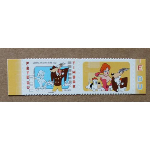 A1-J3 : Fête du timbre : Tex Avery - le loup et la girl